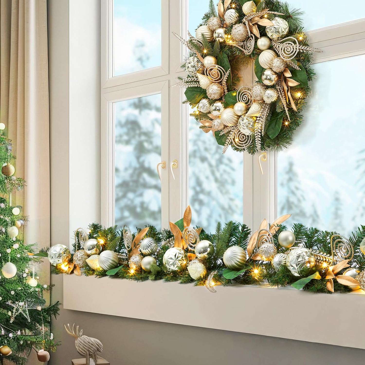 Led Fairy String Lights - إكليل عيد الميلاد من Garvee بطول
