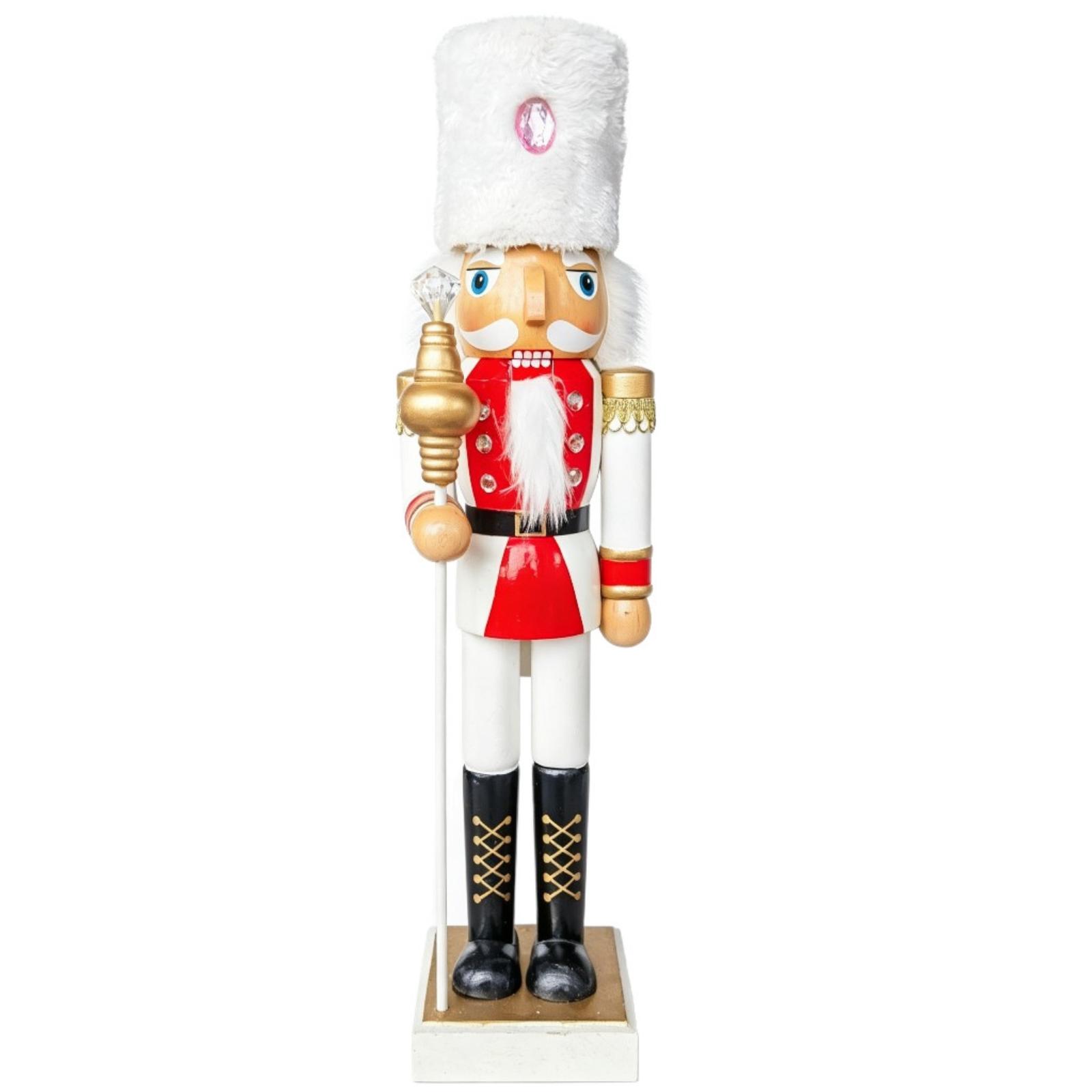 Nutcracker Figurine - تمثال خشبي للكسارة المكسرات بطول 50
