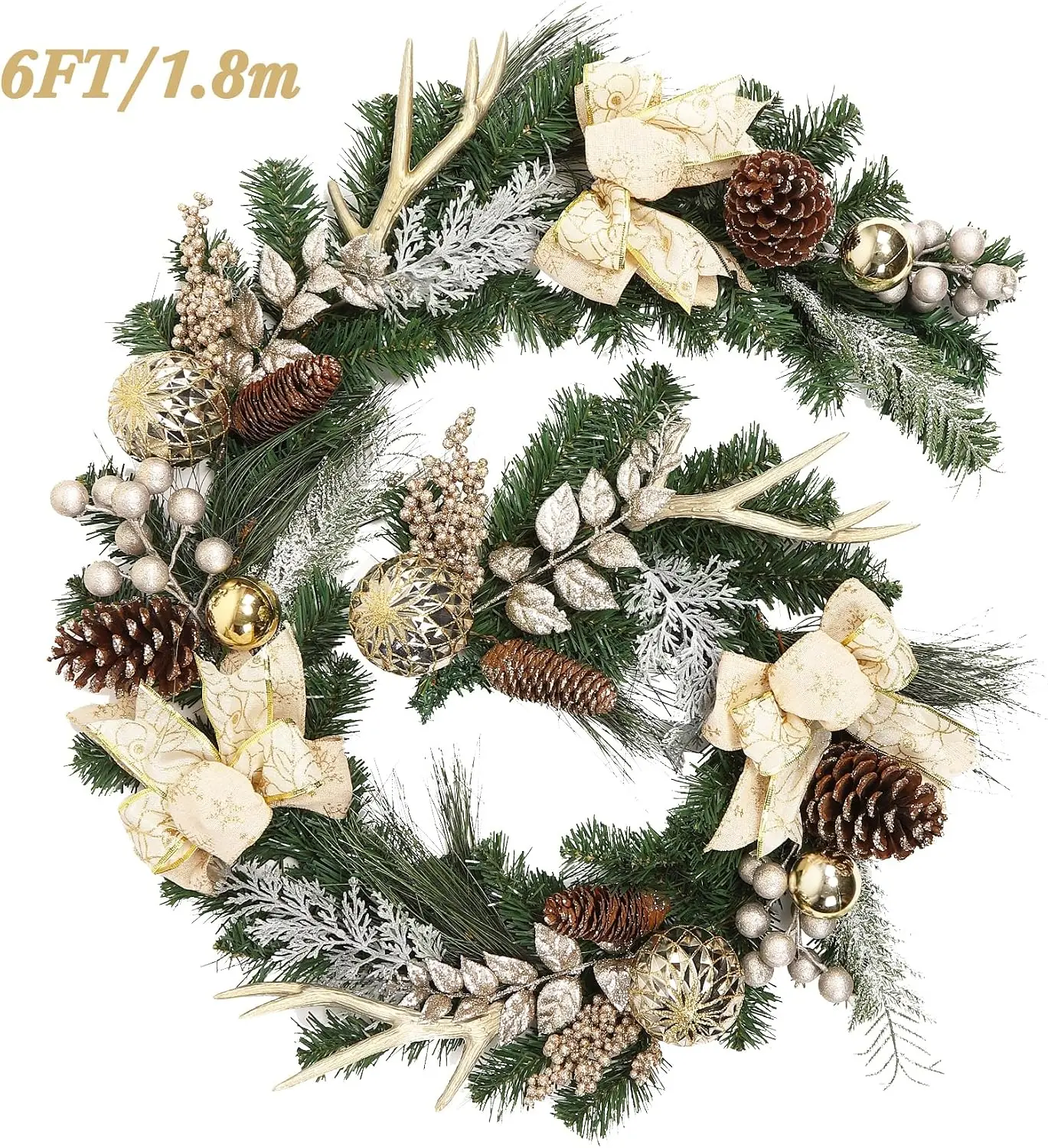 Led Fairy String Lights - جارفي، زينة عيد الميلاد بطول 6