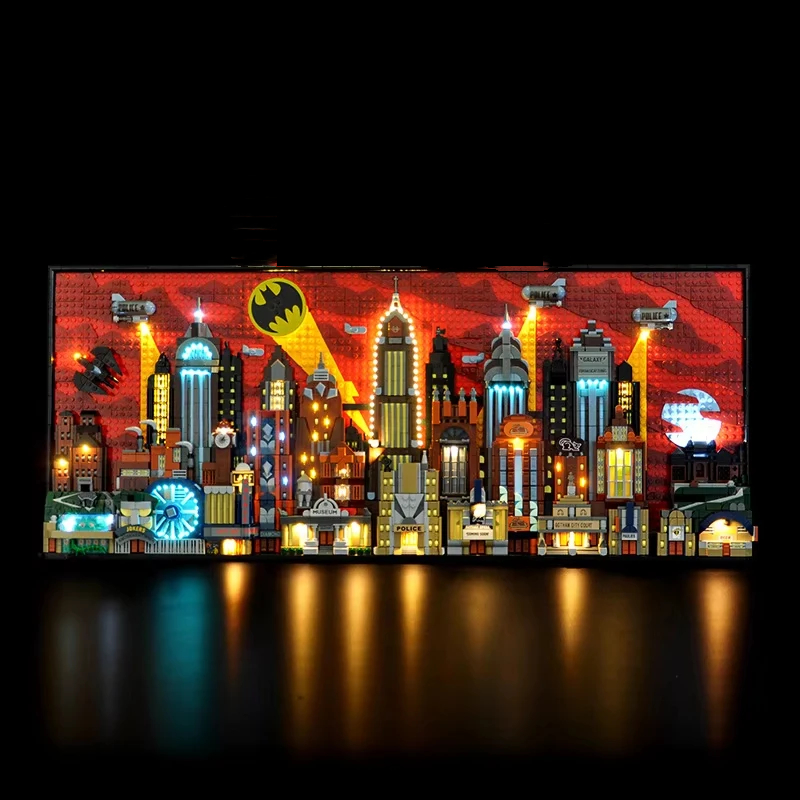 Lego Set City - مجموعة إضاءة LED LYBMTWF متوافقة مع