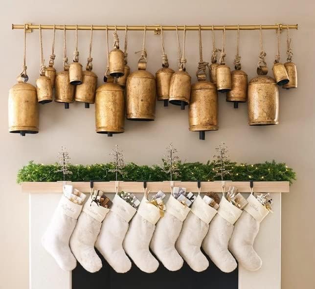 أجراس عيد الميلاد العملاقة الر - مراجعة Christmas Stocking Hanging وسعره