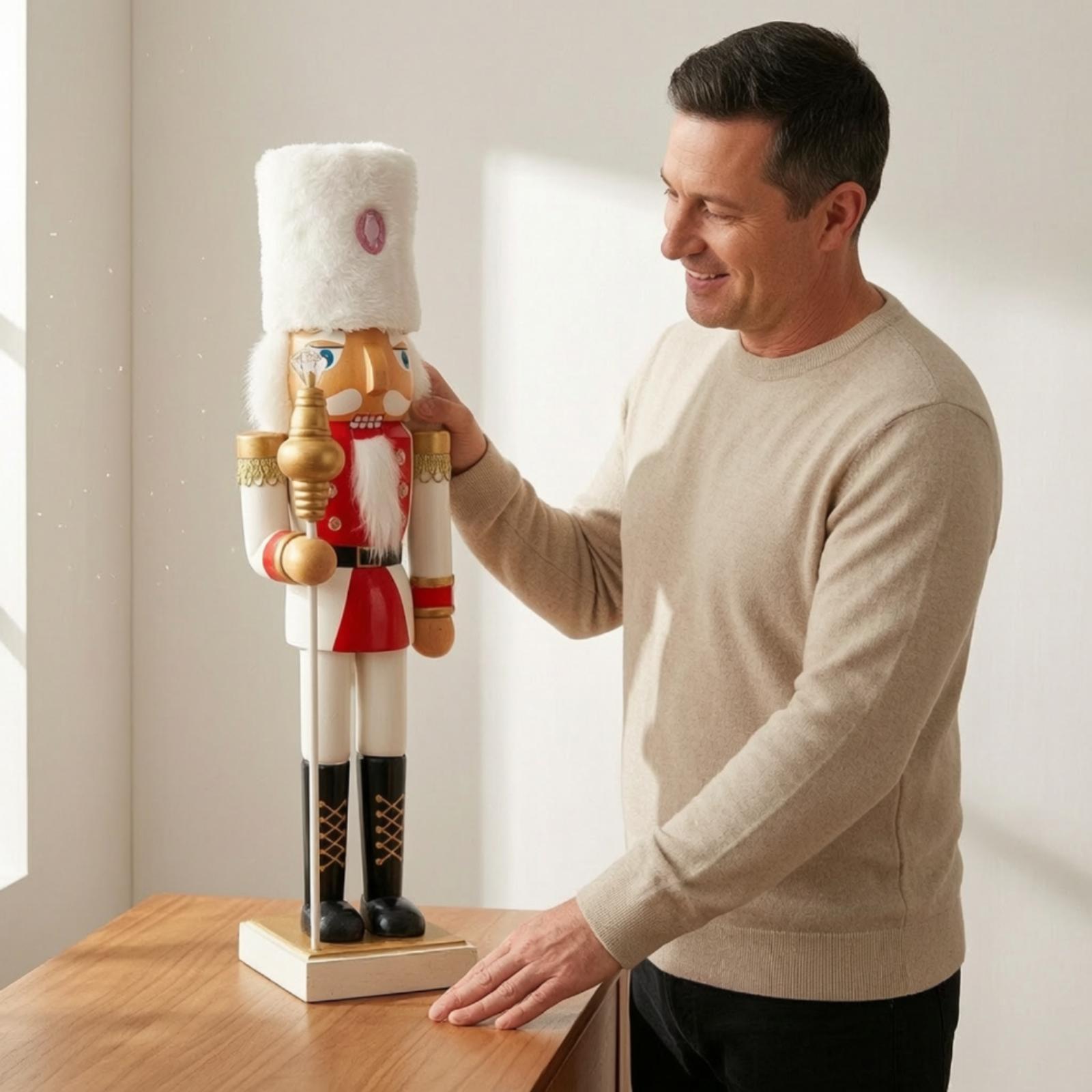 تمثال خشبي للكسارة المكسرات بط - مراجعة Nutcracker Figurine وسعره