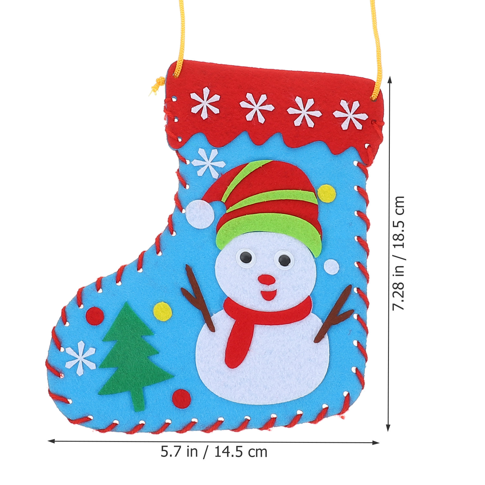 3 قطع من طقم صنع جوارب عيد الم - مراجعة Christmas Stocking Hanging وسعره