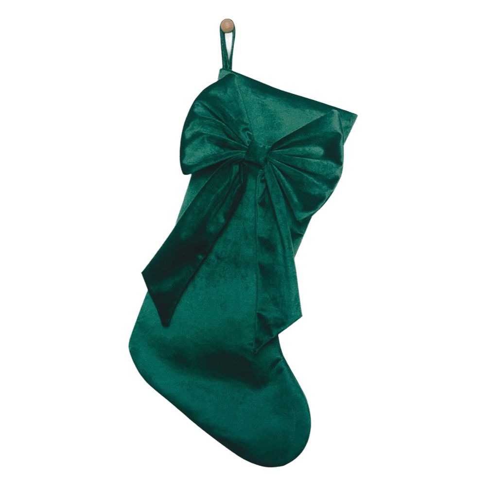 جوارب عيد الميلاد بتصميم عقدة  - مراجعة Christmas Stocking Hanging وسعره