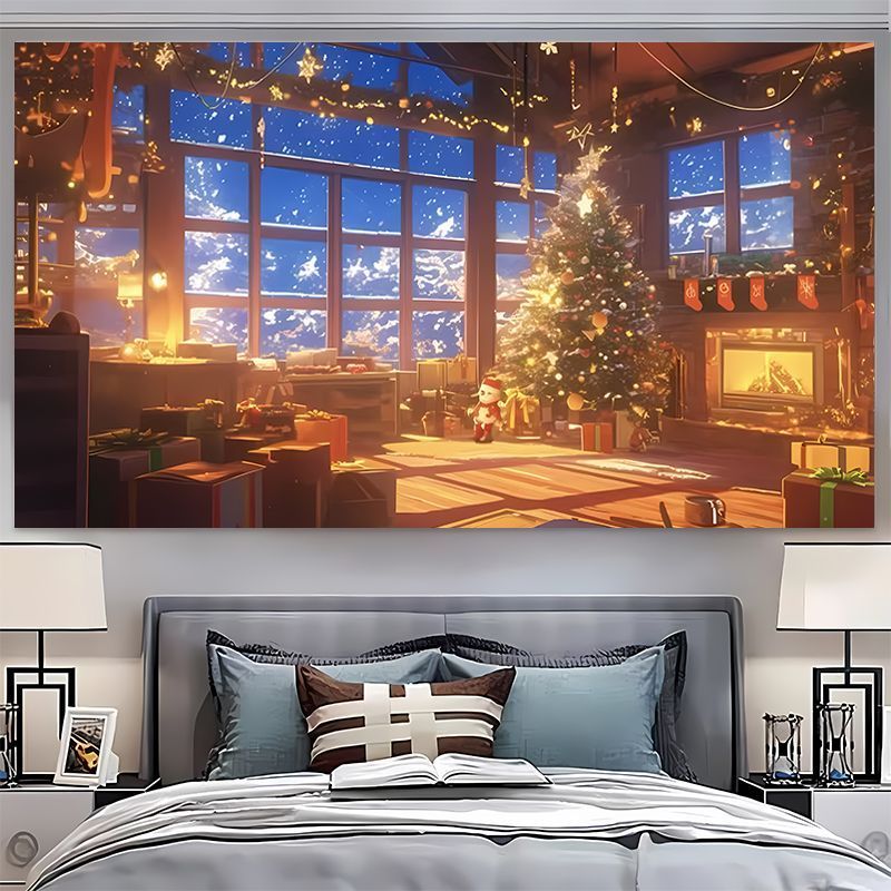 VIKAMA نسيج حائط شجرة عيد المي - مراجعة Christmas Tree Artificial وسعره